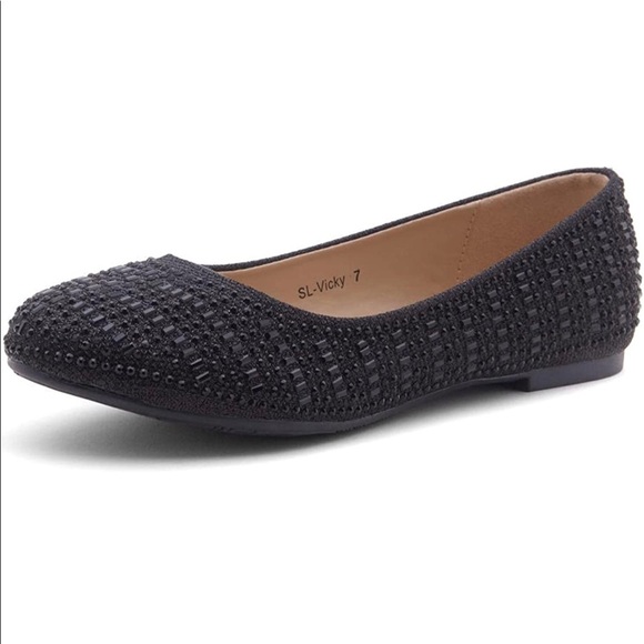 Shoes - Shoe Land Womens Vicky Flats